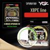 YGK X-BRAID X8 PE Fishing Line, 150/200m, Super Smooth Japanese Original
