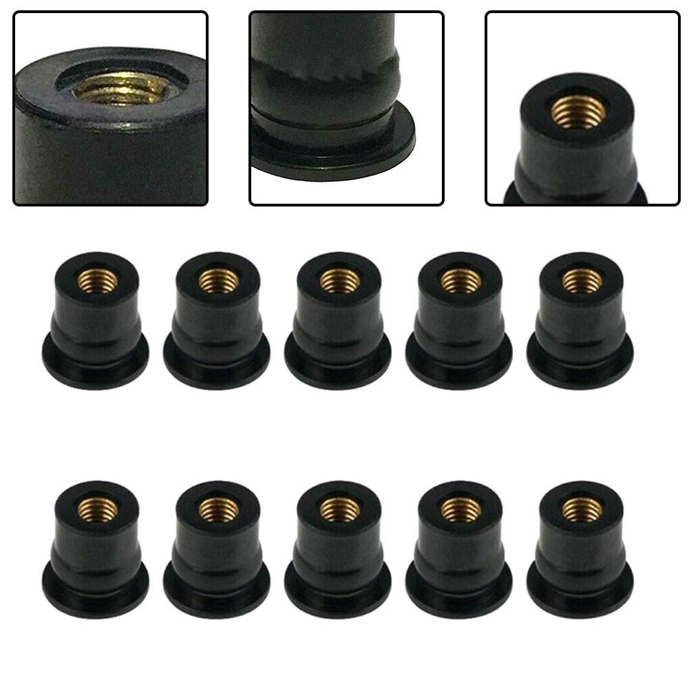 

Windshield Nut Car M6 Motorcycle Panel Mounting Rubber