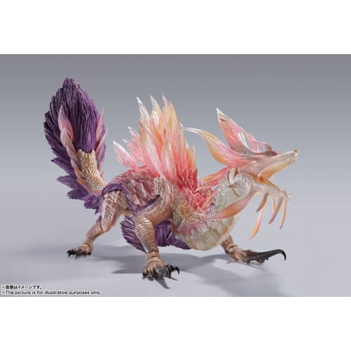 TAMASHII NATIONS S.H. MonsterArts Monster Hunter Rise: Sunbreak Tamamitsune, approximately 310mm, PVC & ABS painted action figure, multicolor