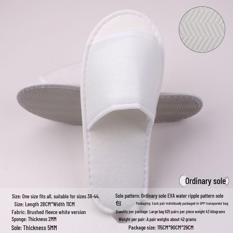 Disposable Non-slip Slippers for Hotels, B&Bs, and Beauty Salons