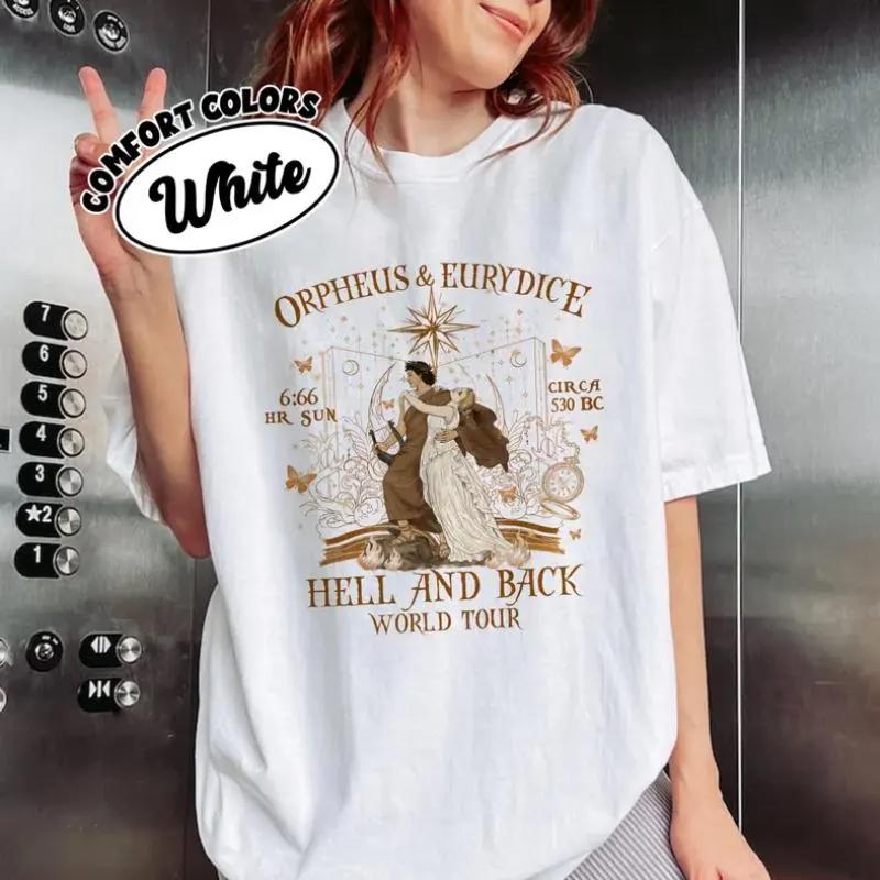 

Orpheus and Eurydice Comfort Color Shirt Greek Mythology Poet T Shirt Goddess Light Academia Aesthetic Bookish Graphic Tee S
