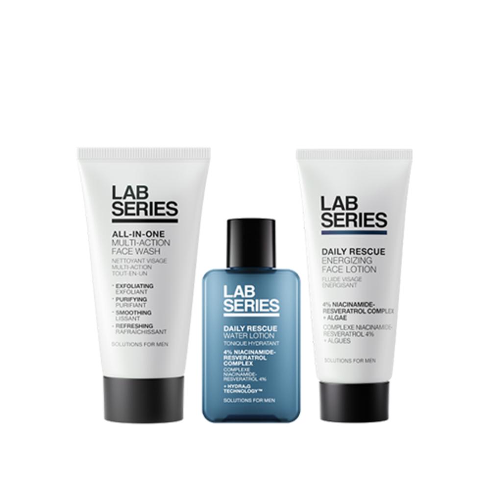 Lab Series Daily Rescue Duo Water Lotion 200ml + Face Lotion 50ml + Discovery Set, 1 Set