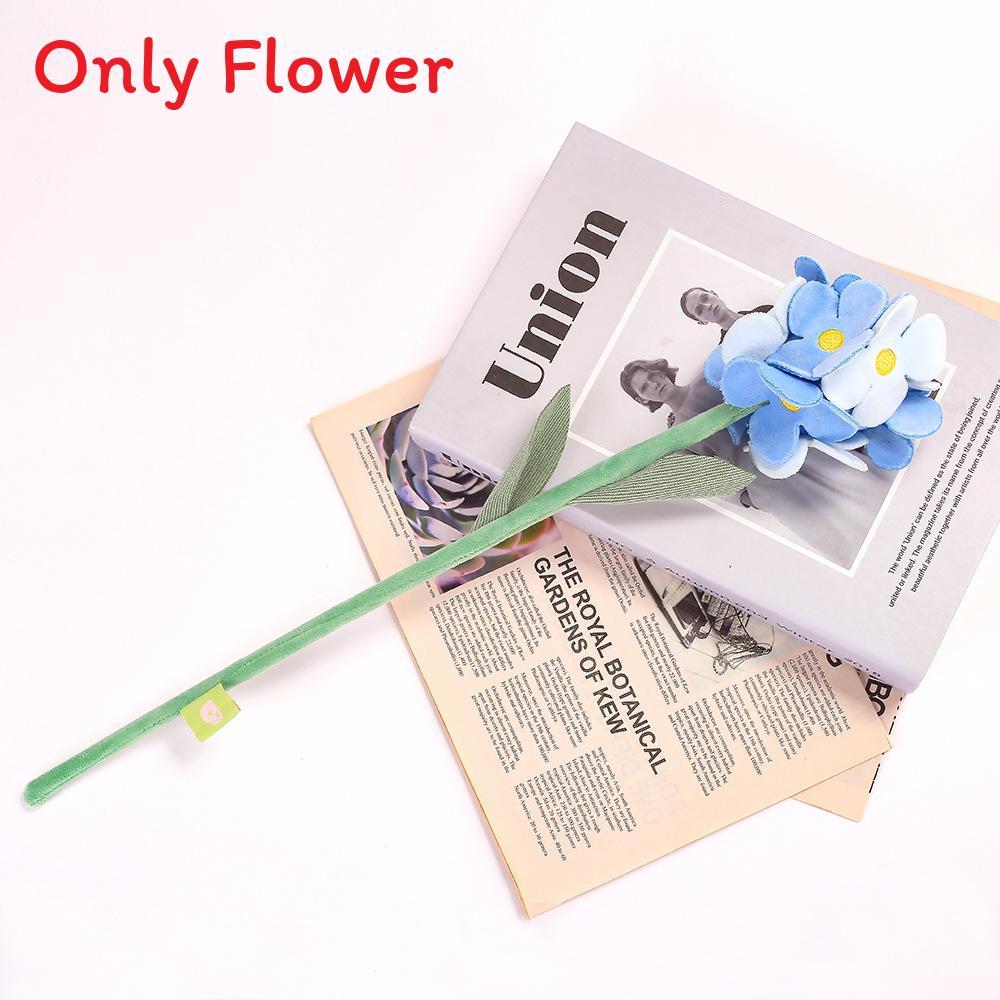 Plush Flower Bouquet Gift Set With Soft Short Plush For Home Decor And Relaxation