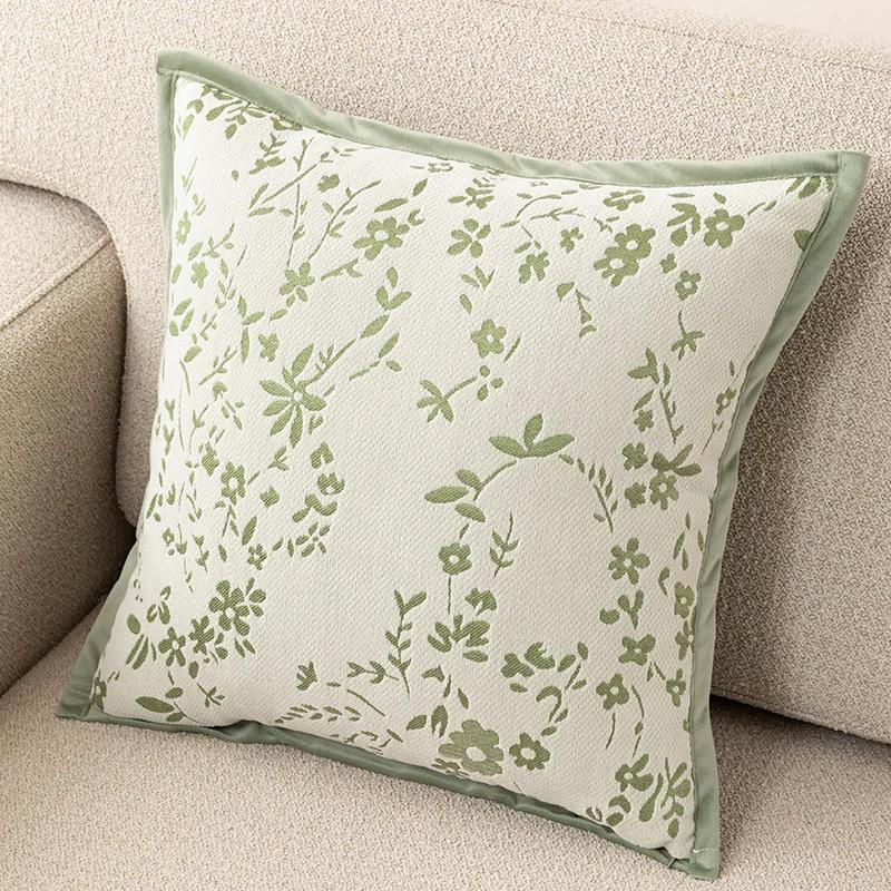 Skin-friendly Chenille Pillow Cover Cushion Cover (excluding Filling) Living Room Sofa Decoration Cushion Cover