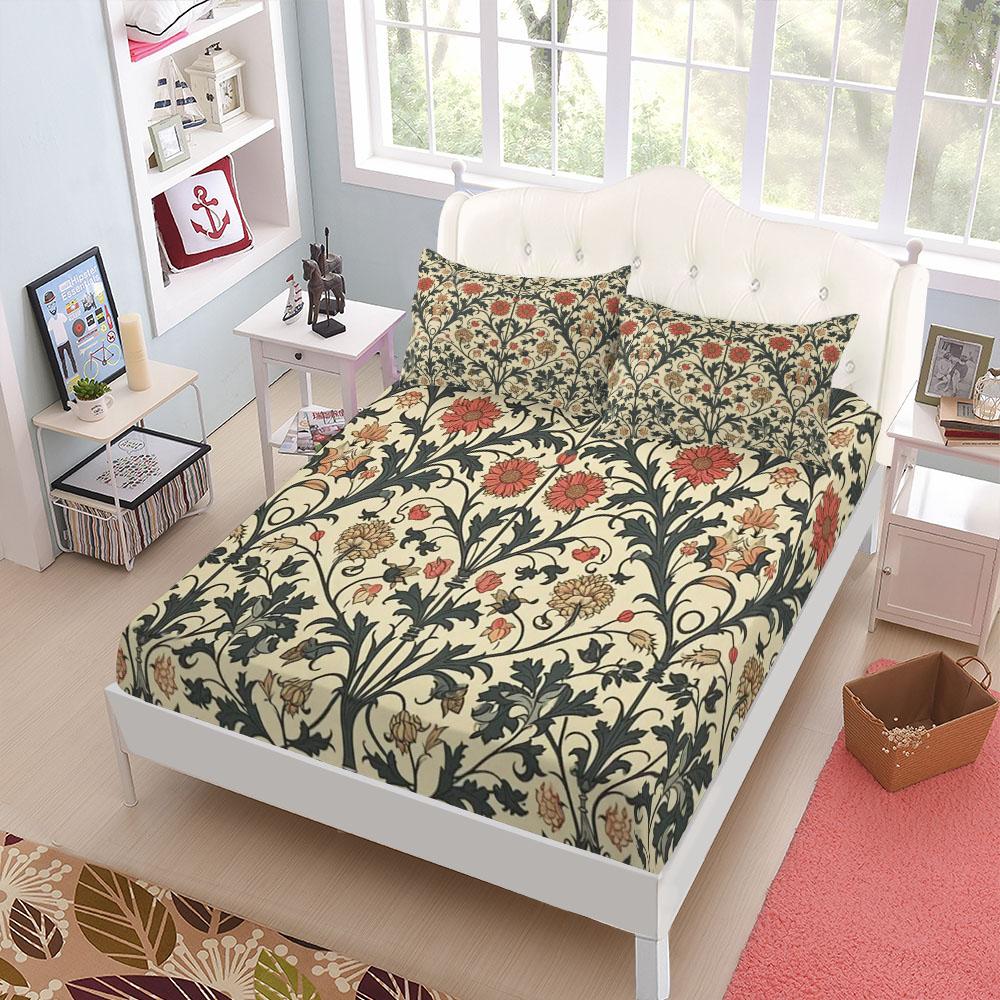 

Bohemian Gothic Suns Single Full Queen Fitted Sheet 90x200cm