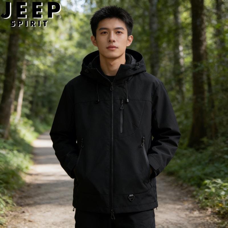 JEEP SPIRIT 3-in-1 Detachable Hooded Outdoor Jacket