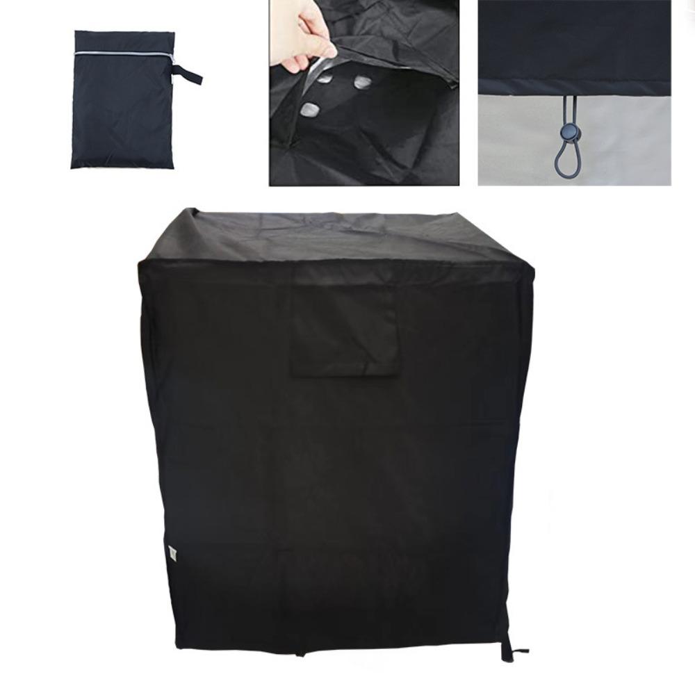 Square Vertical Outdoor Air Conditioner Cover, for Central AC Outdoor Unit, Dustproof Rainproof Sunproof Protector