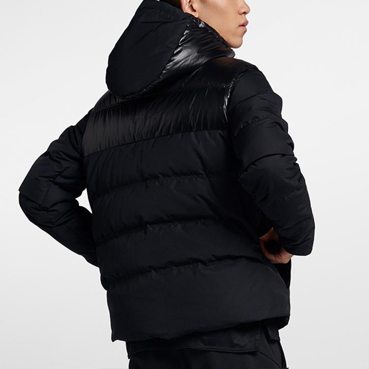 Мужская баскетбольная пуховая куртка Jordan с капюшоном — фото 4