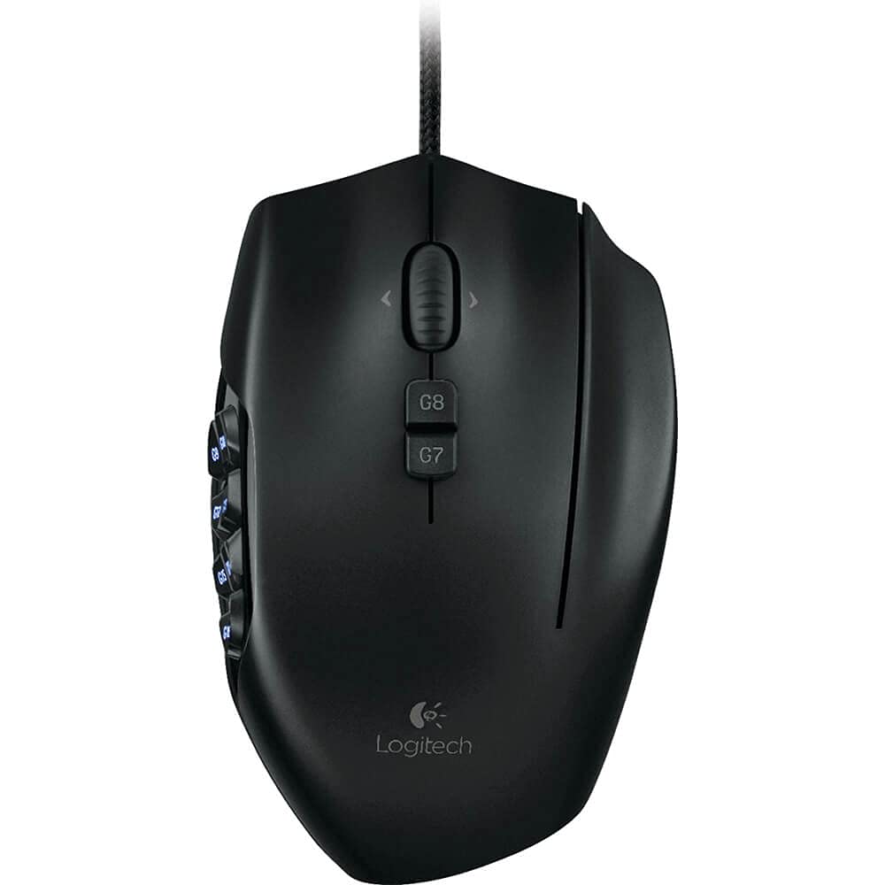 Logitech LOGICOOL MMO Gaming Mouse G600 Black (Imported)
