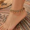Layered Ankle Jewelry Retro Style Anklet Adjustable Fit Thin Chain