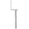 Vidaxl Post Anchors, 12 Pcs., Silver, 8X6X30 Cm, Steel