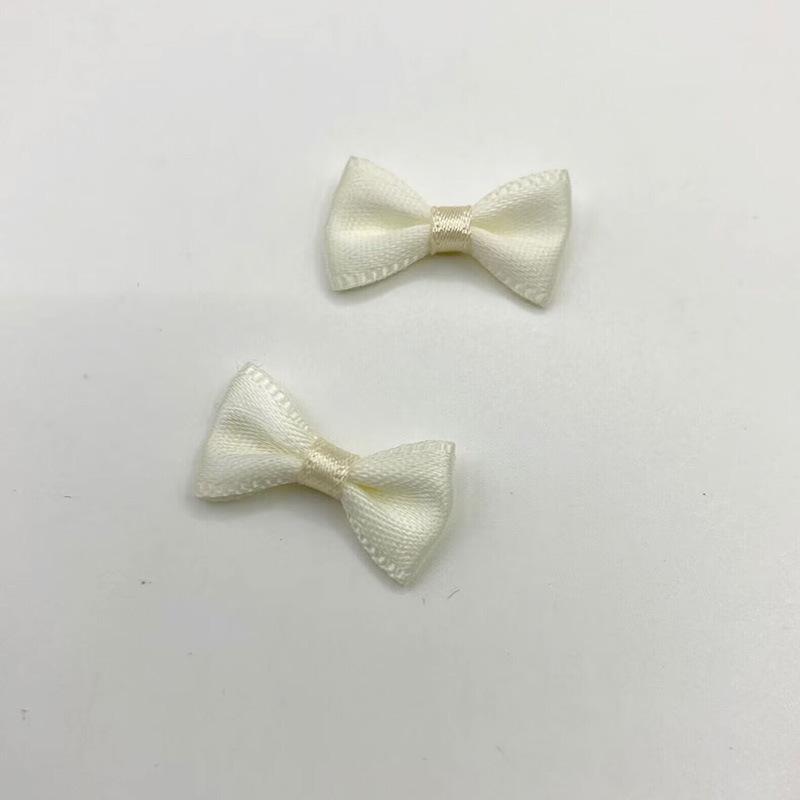 2cm Handmade Mini Cotton Bows for DIY Clothing & Doll Accessories