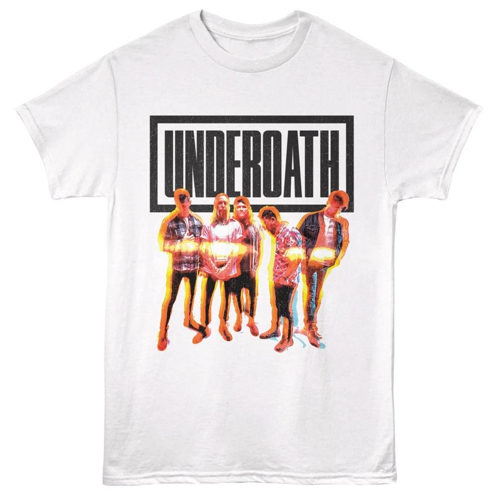 Underoath Band Member Photo Men s T shirt Hardcore Metal Music S