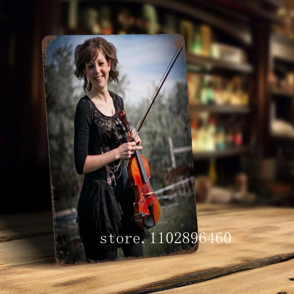 lindsey stirling Metal Plaques & Signs wall decor Vintage Tin Signs Captain Metal Poster Decor for Bar Pub Club Wall Decoration