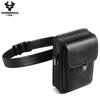 Humerpaul New Men Bags First Layer Cowhide Shoulder Bag Retro Messenger Bag Multi-function Tool Storage Bag Sports Waist Bag