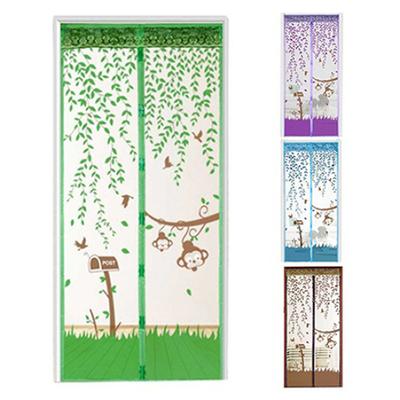 Home Decor Hands-Free Magnetic Soft Door Durable Fly Screen Anti Mosquito Bug Mesh Curtain
