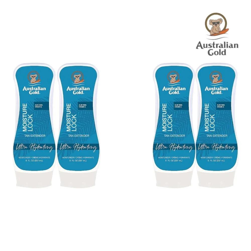 Australian Gold Moisture Lock Body Lotion 237ml (4 Bottles) Post-tanning Lotion