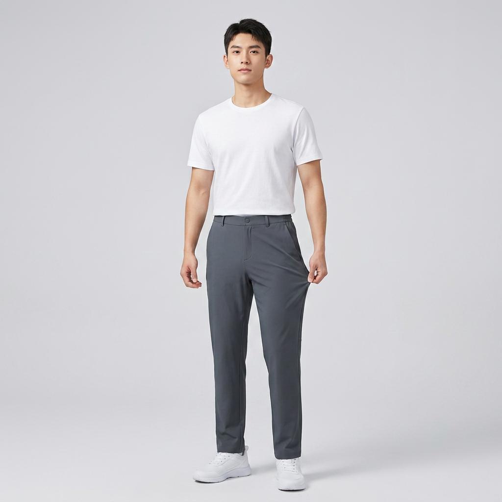 Anta All-Weather Champion Mens Woven Sports Long Pants Summer Casual Pants Men bottoms Asphalt-Gray 152620526-2