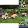 Pug Resin Figure Animal Decor For Travel Car Decor And Collectors Gift