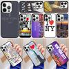 Dark Night New York City Phone Case Back Cover for iPhone 17 Air 16 15 14 13 11 12 Pro Max Plus Fundas Coque