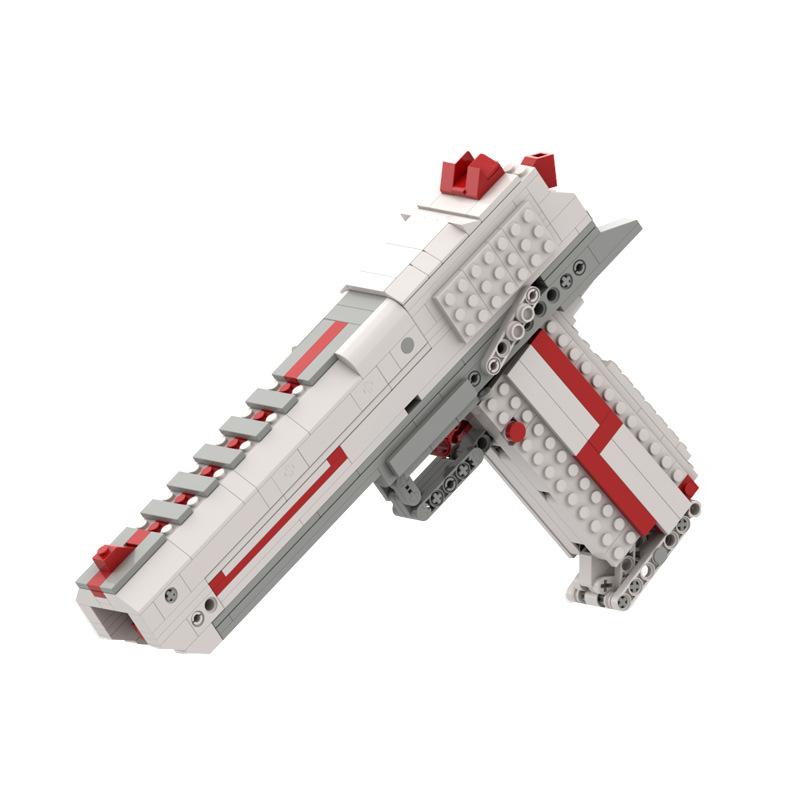 

Military Moc Bricks Toys with 9 Rounds of Bullets in A Magazine Capable of Shooting Desert Eagles Block Guns Kids Boys Toys