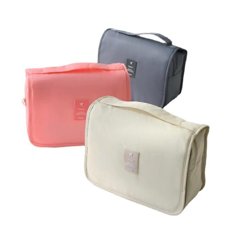 Hot-Selling Hook Wash Bag Portable Handheld Makeup Bag Foldable Dry-Wet Separation Wash Bag Travel Business Trip Storage Bag