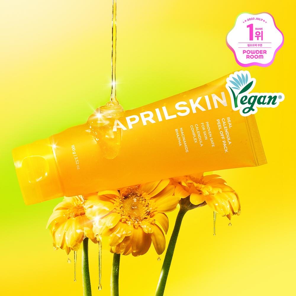 Aprilskin Real Calendula Peel-Off Pack 1+1 Double Set (100g + 100g)