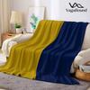 Gelb blau geteilt Flanelldecke Warm Weich Halloween Weihnachten Dekorative Couch Warm Gemütlich Ganzjahresgeschenk