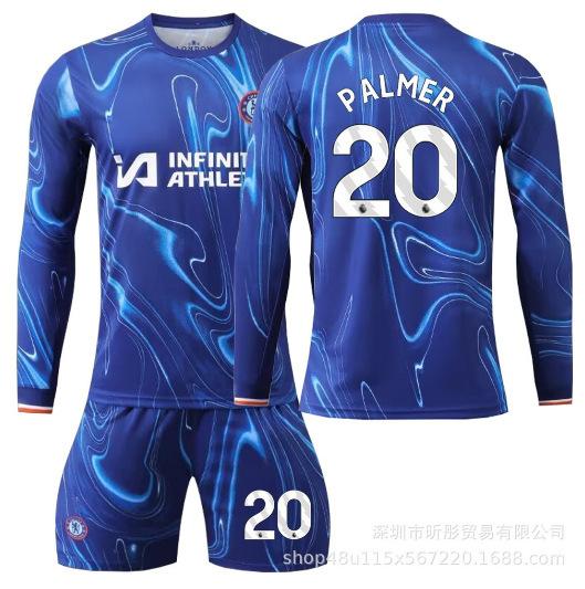 

2425 long-sleeved football jersey collection white football jersey No. 9 Mbappe 7 Vinicius 5 Bellingham jersey #22