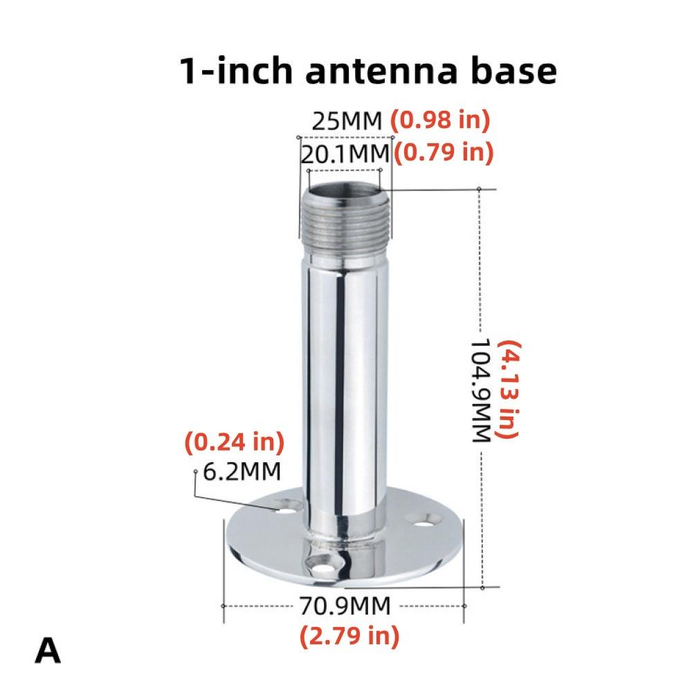 

Антенное основание из полированной нержавеющей стали марки 316 для морских пехотинцев - лодок - судов - яхт A