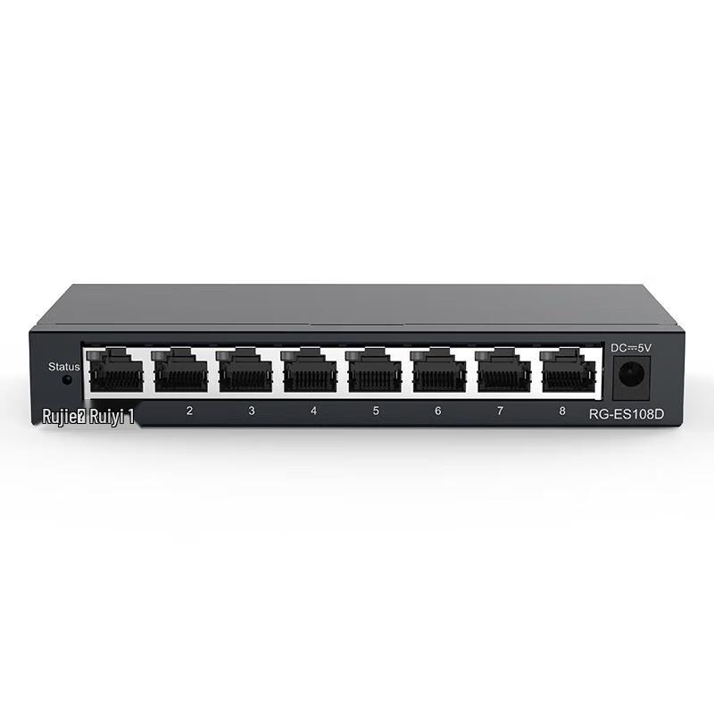 Ruijie RG-ES108D 8-Port Unmanaged Fast Ethernet Switch