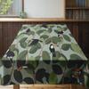 Outdoor Green Leaves TableclothBirds Print Dining Room Decoration Waterproof Non-slip Home Decor Cloth for Kitchen XXL