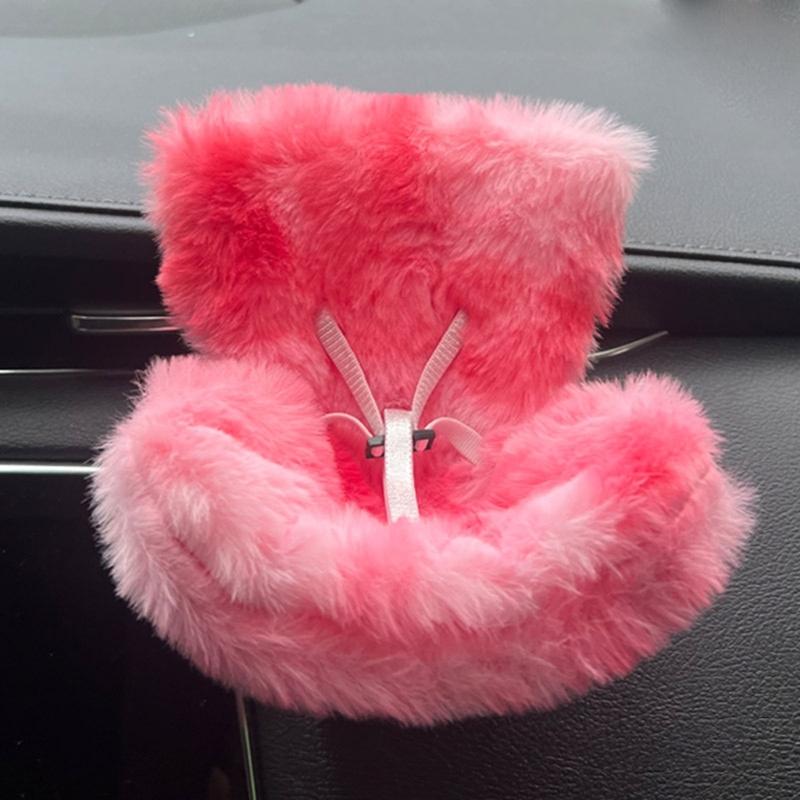 Adjustable Safety Strap Doll Furry Sofa Car Vent Clip Holder For Decorative Displays 10-17cm Figures