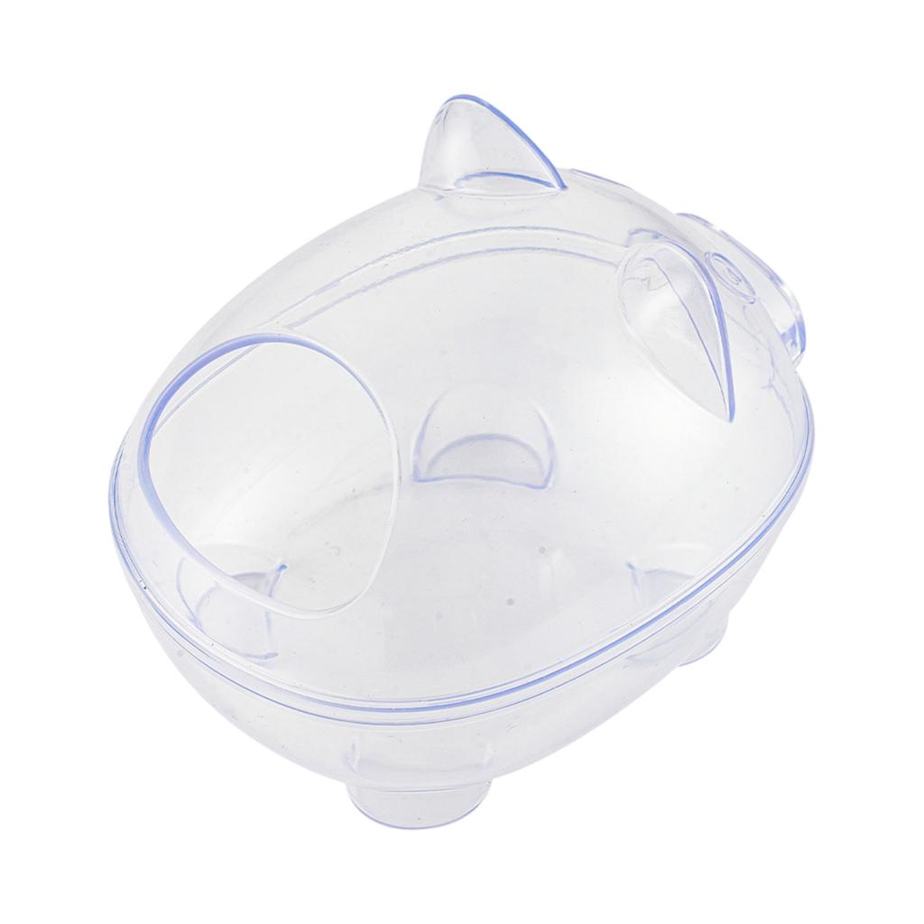 Pet Bath Bathroom Toilet Transparent Multifunctional Pig Bath