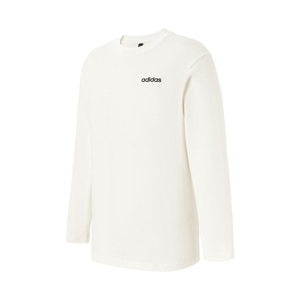 Adidas Letter Round Neck Pullover Long Sleeve T-Shirt Unisex Tops JL9659