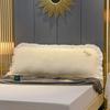 Solid colored plush headboard cushion Rectangular sofa  large backrest  Bed pillow, headboard soft bag, princess removable and washable pillows