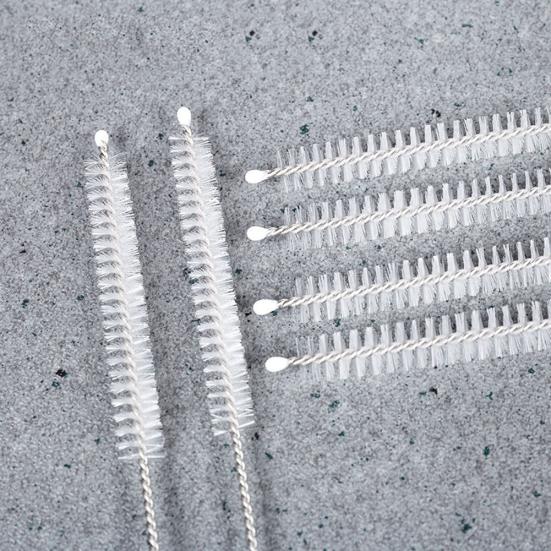 10Pcs Metal Straw Cleaning Brushes Drinking Pipe Glass Tube Milk Bottle Cleaner