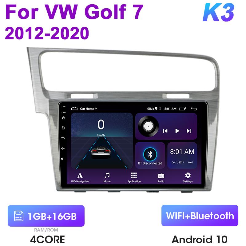 

2 Din Android 12 автомобильное радио для Volkswagen VW Golf 7 MK7 GTI 2011 - 2025 мультимедийный видеоплеер GPS 4G Carplay авто стерео DVD