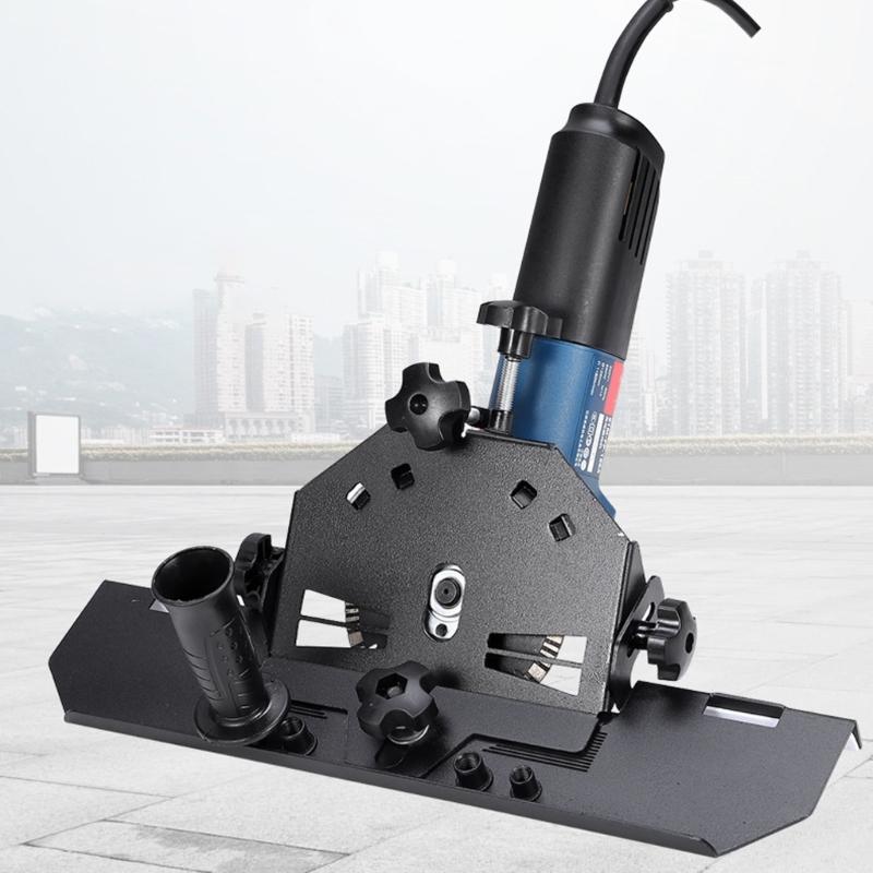 Angle Grinder Tile Chamfering Tool Aluminum Alloy Frame 45° Chamfer Efficient and Durable for Stone Glass Glazed Tiles