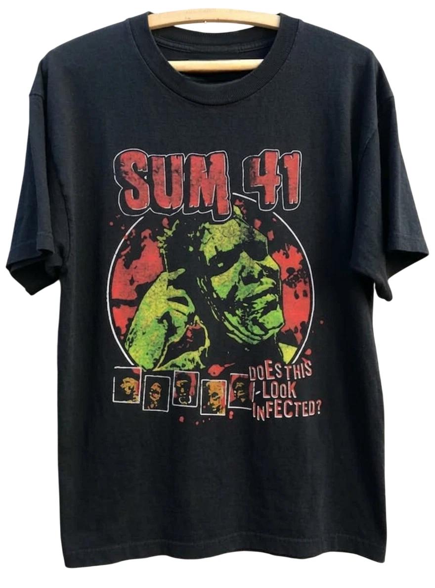 

SUM 41 Does This Look Infected Graphic Charcoal Unisex T shirt S-3XL L