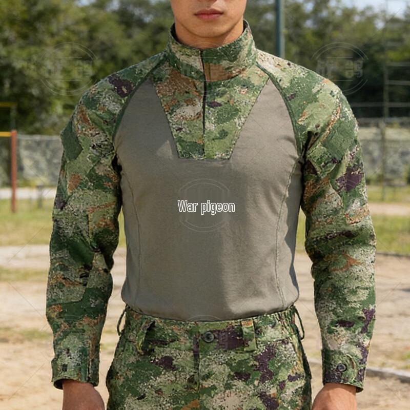 Men's Jungle Camouflage Tactical Training Suit Set