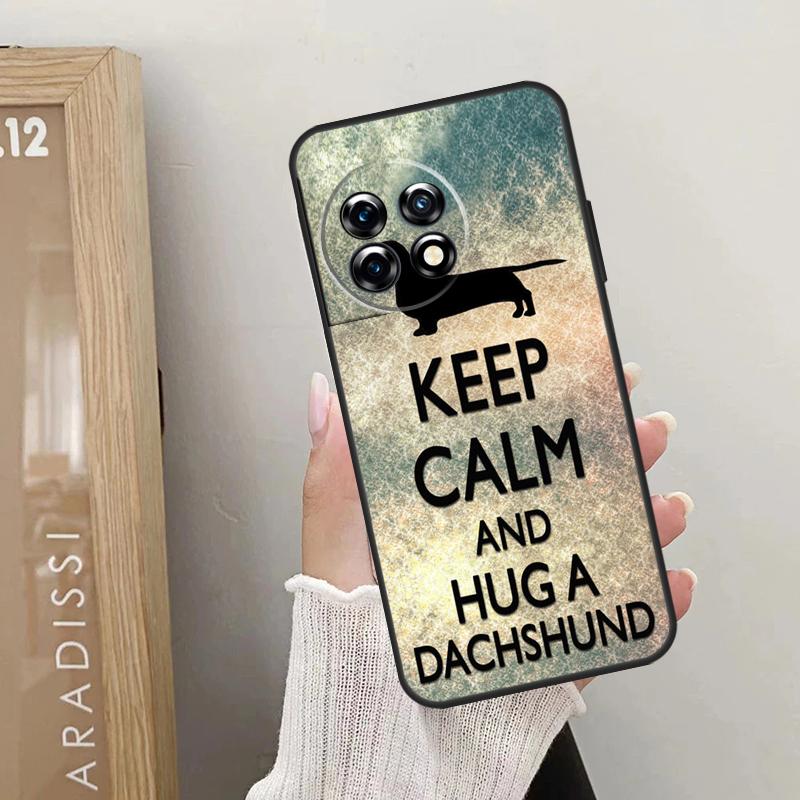 Sausage Dog Dachshund Quotes Case For OnePlus Nord 5 CE 3 4 Lite N20 N30 OnePlus 13T 13R 12R 10T 10R 10 11 12 13 15 Cover