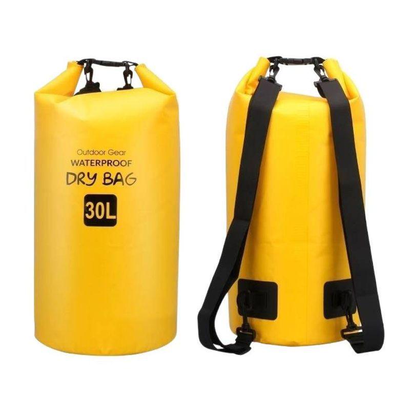 Waterproof Crossbody Bag for Swimming, Trekking, Rafting & Snorkeling - Large Capacity, Convertible Single/Double Shoulder Storage.