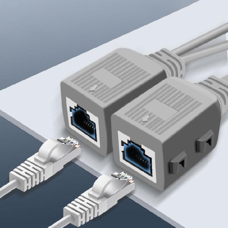 Universal POE Power Cord Splitter Passive PoE Injector for Effective Camera Installation and Power Management Cable