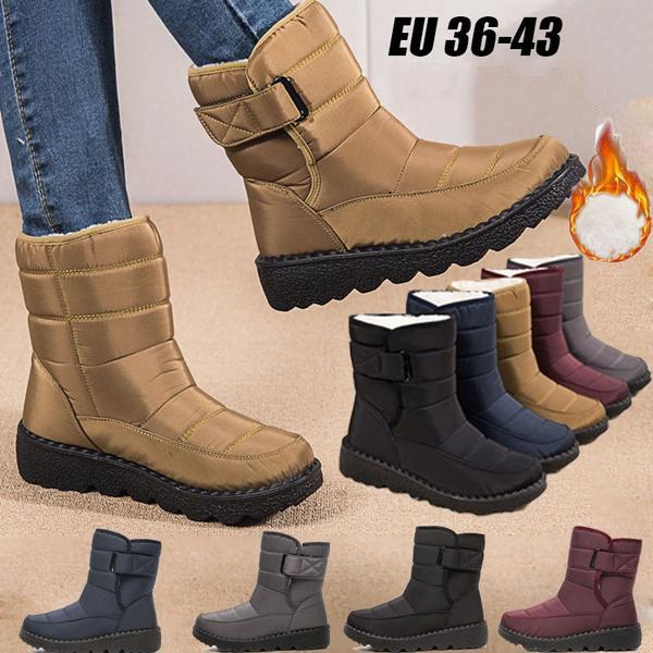 Zapatos de algodón cálidos de invierno Botas de mujer impermeables  impermeables al aire libre comprar a buen precio — entrega gratuita,  reseñas reales con fotos — Joom