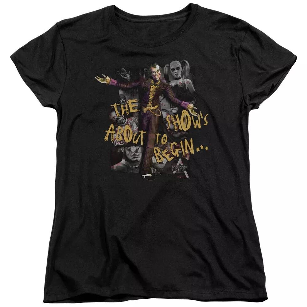 Batman Arkham City  About To Begin  Women s T-Shirt 3XL