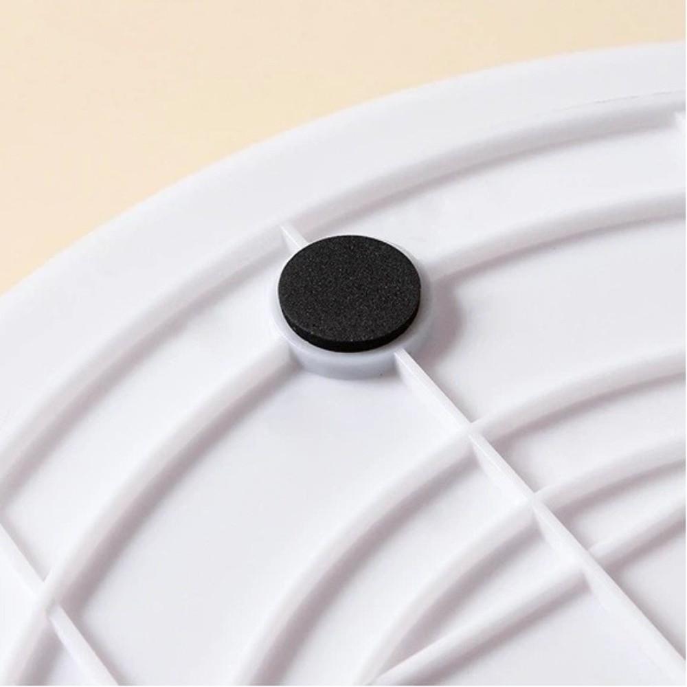 Non-Slip Turntable Storage Tray multifunctional Rotating Cabinet Organizer Storage Tray  Kitchen