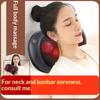 Portable 4D Heated Shiatsu Massager Pillow Ergonomic Neck Back Muscle Soreness Relief for Home Car Travel Office