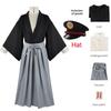 Anime Kostüm Toilet-bound Hanako-kun Yugi Tsukasa Kimono Grau Lila Uniform Cosplay Outfit Kimono Hut Verkleidung Halloween Party Unisex