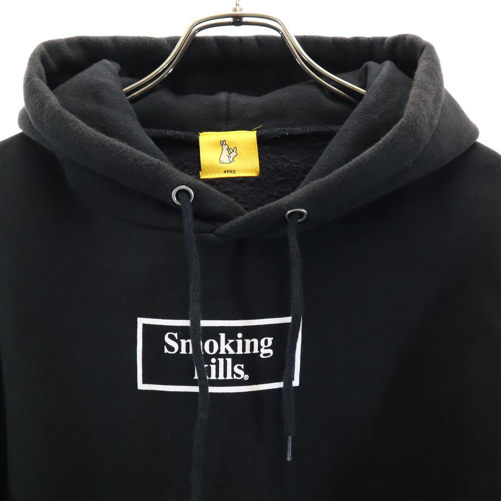 FR2 Smoking Kills Long Sleeve Sweatshirts M Black Back Brushed Women Used